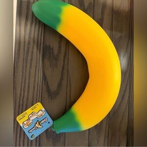 AFF Banana Squishies Tag in Yellow and Blue
